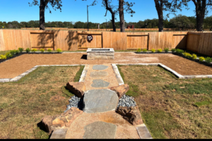 Block-T Seating Installation | Greener LawnScapes